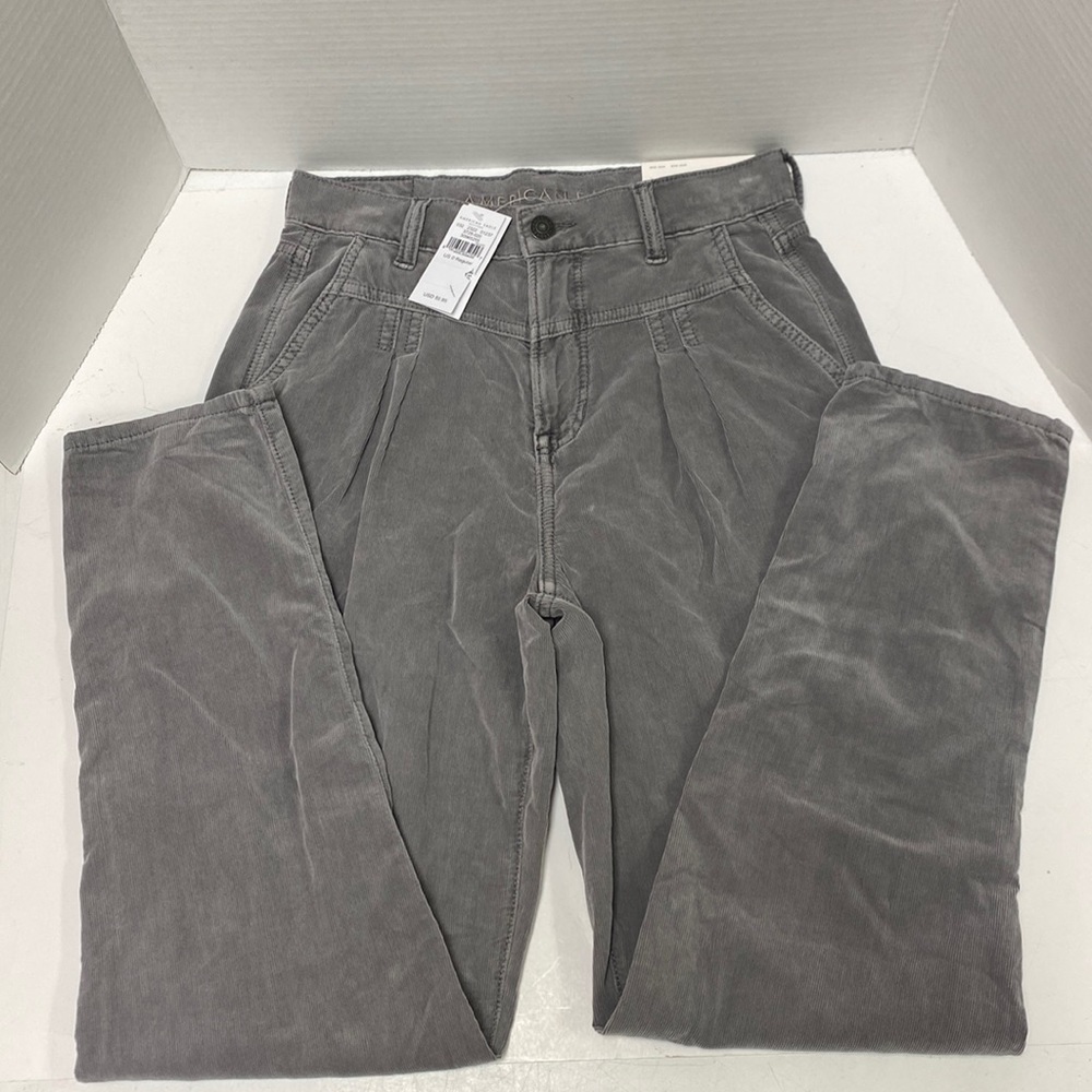 American Eagle Outfitters High Rise Mom Jean Corduroy Pants